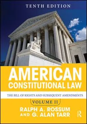 Rossum / Tarr |  American Constitutional Law, Volume II | Buch |  Sack Fachmedien