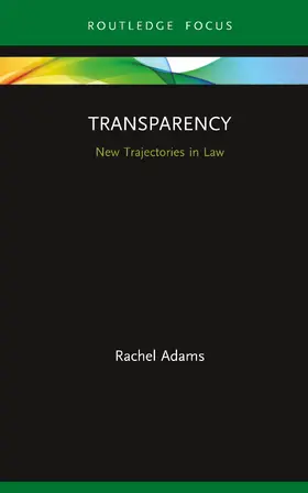 Adams |  Transparency | Buch |  Sack Fachmedien