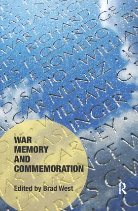 West |  War Memory and Commemoration | Buch |  Sack Fachmedien