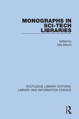 Mount |  Monographs in Sci-Tech Libraries | Buch |  Sack Fachmedien