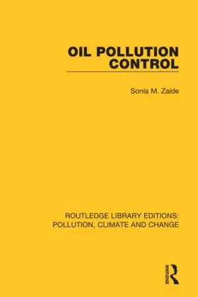 Zaide |  Oil Pollution Control | Buch |  Sack Fachmedien