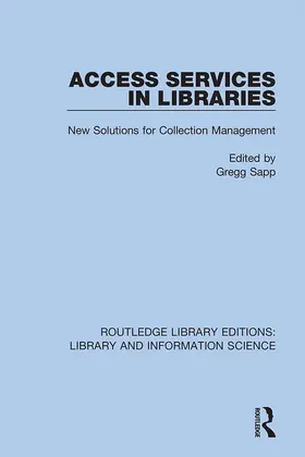Sapp |  Access Services in Libraries | Buch |  Sack Fachmedien