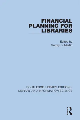 Martin |  Financial Planning for Libraries | Buch |  Sack Fachmedien