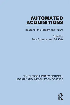 Dykeman / Katz |  Automated Acquisitions | Buch |  Sack Fachmedien