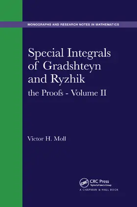 Moll | Special Integrals of Gradshteyn and Ryzhik | Buch | 978-0-367-37727-4 | www2.sack.de