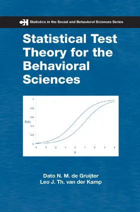 de Gruijter / van der Kamp | Statistical Test Theory for the Behavioral Sciences | Buch | 978-0-367-38867-6 | sack.de