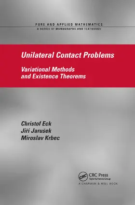Eck / Jarusek / Krbec | Unilateral Contact Problems | Buch | 978-0-367-39322-9 | sack.de