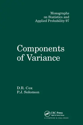 Cox / Solomon | Components of Variance | Buch | 978-0-367-39597-1 | sack.de