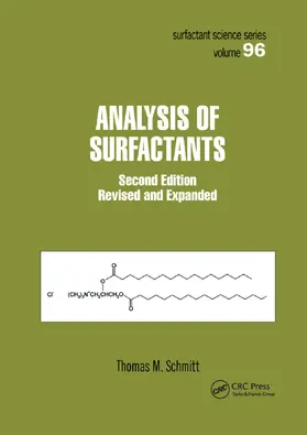 Schmitt |  Analysis of Surfactants | Buch |  Sack Fachmedien