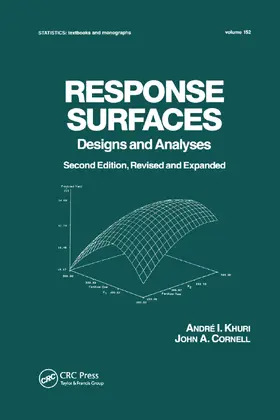 Khuri / Cornell | Response Surfaces: Designs and Analyses | Buch | 978-0-367-40125-2 | sack.de