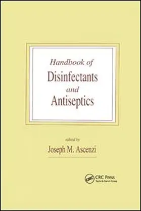 Ascenzi |  Handbook of Disinfectants and Antiseptics | Buch |  Sack Fachmedien