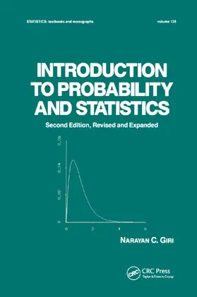 Giri |  Introduction to Probability and Statistics, Second Edition, | Buch |  Sack Fachmedien