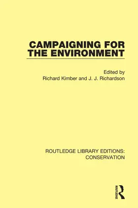 Richardson / Kimber | Campaigning for the Environment | Buch | 978-0-367-40952-4 | www2.sack.de