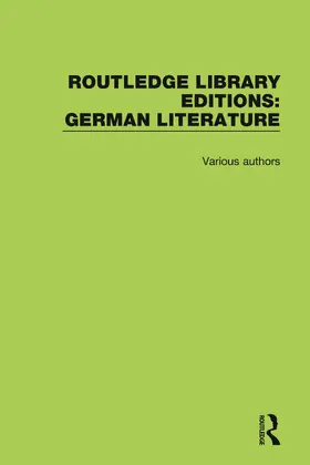 Various |  Routledge Library Editions: German Literature | Buch |  Sack Fachmedien