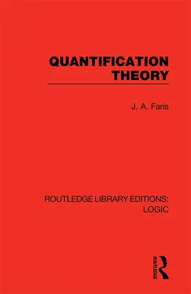 Faris |  Quantification Theory | Buch |  Sack Fachmedien