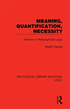 Davies |  Meaning, Quantification, Necessity | Buch |  Sack Fachmedien