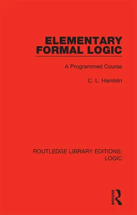 Hamblin |  Elementary Formal Logic | Buch |  Sack Fachmedien