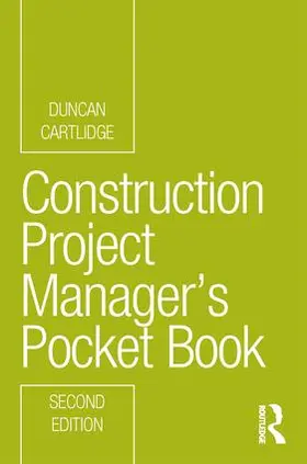 Cartlidge |  Construction Project Manager's Pocket Book | Buch |  Sack Fachmedien