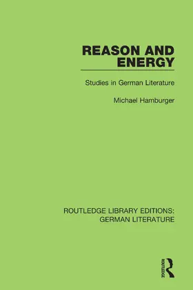 Hamburger | Reason and Energy | Buch | 978-0-367-43659-9 | www2.sack.de