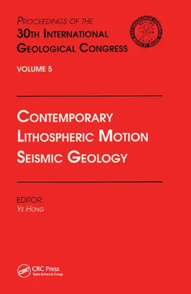 Hong |  Contemporary Lithospheric Motion Seismic Geology | Buch |  Sack Fachmedien
