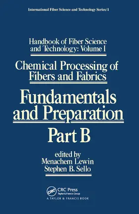 Lewin / Sello |  Handbook of Fiber Science and Technology | Buch |  Sack Fachmedien