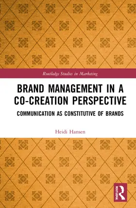 Hansen |  Brand Management in a Co-Creation Perspective | Buch |  Sack Fachmedien