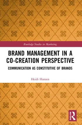 Hansen |  Brand Management in a Co-Creation Perspective | Buch |  Sack Fachmedien