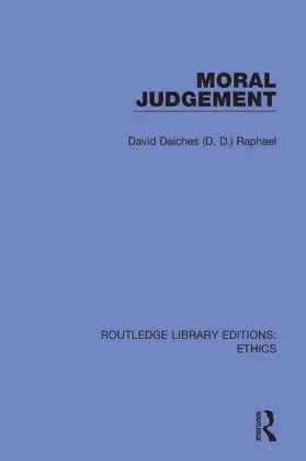 Raphael |  Moral Judgement | Buch |  Sack Fachmedien