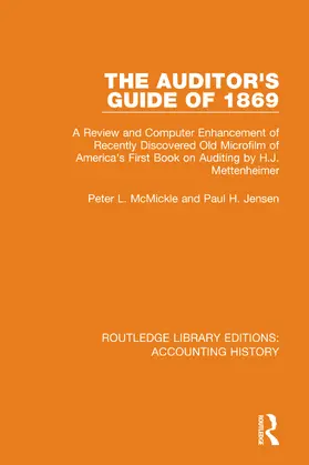 McMickle / Jensen | The Auditor's Guide of 1869 | Buch | 978-0-367-53462-2 | sack.de