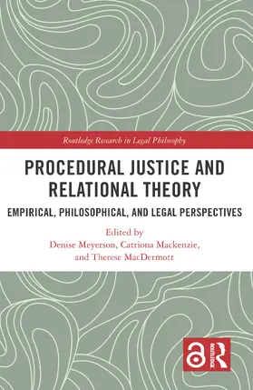 Meyerson / Mackenzie / MacDermott |  Procedural Justice and Relational Theory | Buch |  Sack Fachmedien