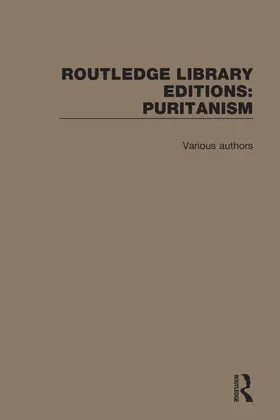 Routledge Library Editions: Puritanism | Buch | 978-0-367-56981-5 | www2.sack.de