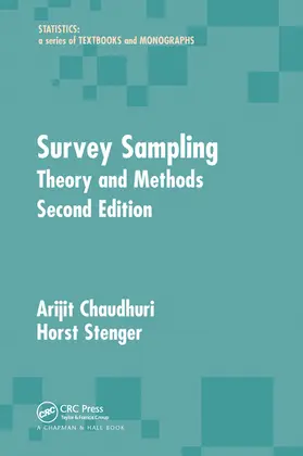Chaudhuri / Stenger |  Survey Sampling | Buch |  Sack Fachmedien