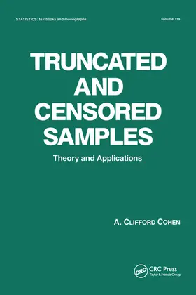 Clifford Cohen | Truncated and Censored Samples | Buch | 978-0-367-58001-8 | sack.de