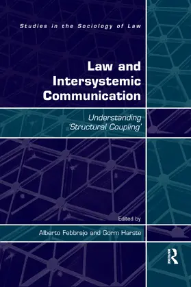 Febbrajo / Harste |  Law and Intersystemic Communication | Buch |  Sack Fachmedien
