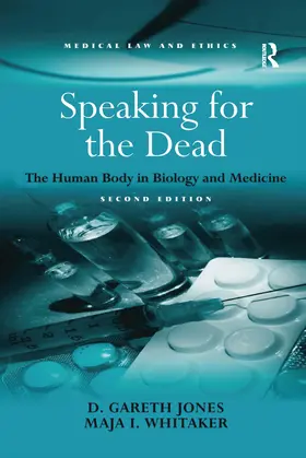 Jones / Whitaker |  Speaking for the Dead | Buch |  Sack Fachmedien