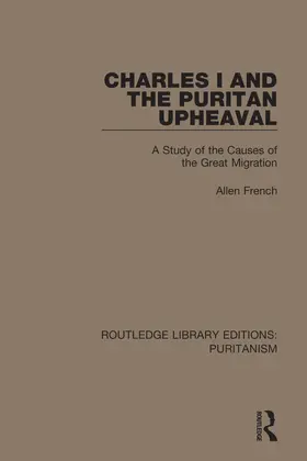 French |  Charles I and the Puritan Upheaval | Buch |  Sack Fachmedien