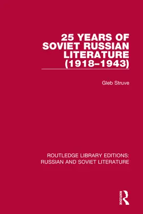 Various |  Routledge Library Editions: Russian and Soviet Literature | Buch |  Sack Fachmedien