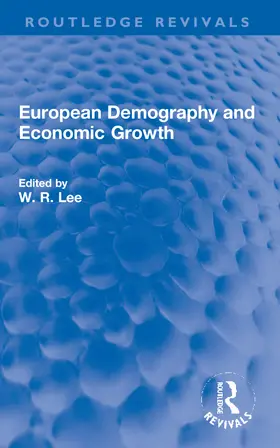 Lee |  European Demography and Economic Growth | Buch |  Sack Fachmedien