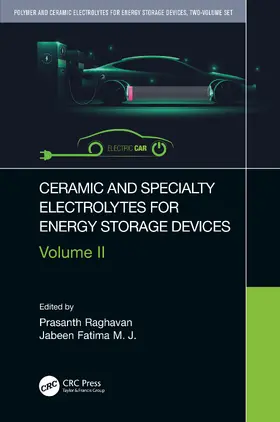 Raghavan / Fatima |  Ceramic and Specialty Electrolytes for Energy Storage Devices | Buch |  Sack Fachmedien