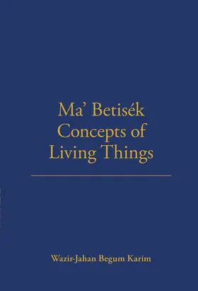 Karim |  Ma' Betisek Concepts of Living Things | Buch |  Sack Fachmedien