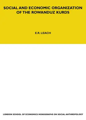 Leach |  Social and Economic Organization of the Rowanduz Kurds | Buch |  Sack Fachmedien