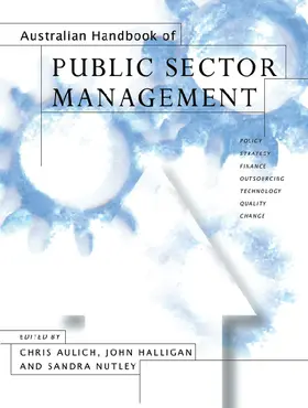 Aulich / Halligan / Nutley |  Australian Handbook of Public Sector Management | Buch |  Sack Fachmedien
