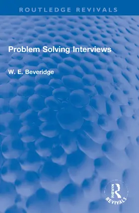 Beveridge |  Problem Solving Interviews | Buch |  Sack Fachmedien