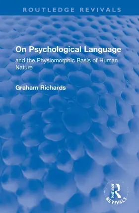 Richards |  On Psychological Language | Buch |  Sack Fachmedien