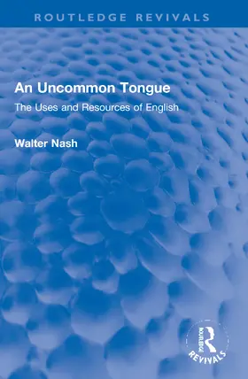 Nash |  An Uncommon Tongue | Buch |  Sack Fachmedien