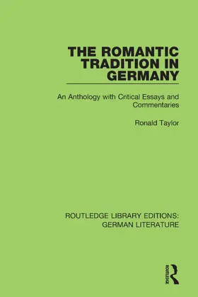 Taylor | The Romantic Tradition in Germany | Buch | 978-0-367-85703-5 | www2.sack.de