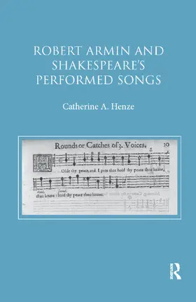 Henze | Robert Armin and Shakespeare's Performed Songs | Buch | 978-0-367-88105-4 | sack.de