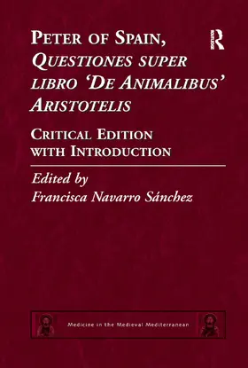 Sánchez |  Peter of Spain, Questiones super libro De Animalibus Aristotelis | Buch |  Sack Fachmedien