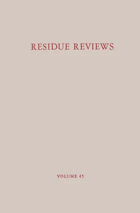 Gunther |  Residue Reviews | Buch |  Sack Fachmedien