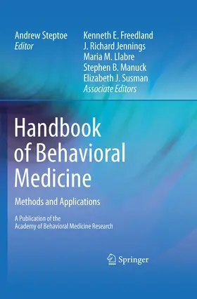 Steptoe / Freedland |  Handbook of Behavioral Medicine | eBook | Sack Fachmedien